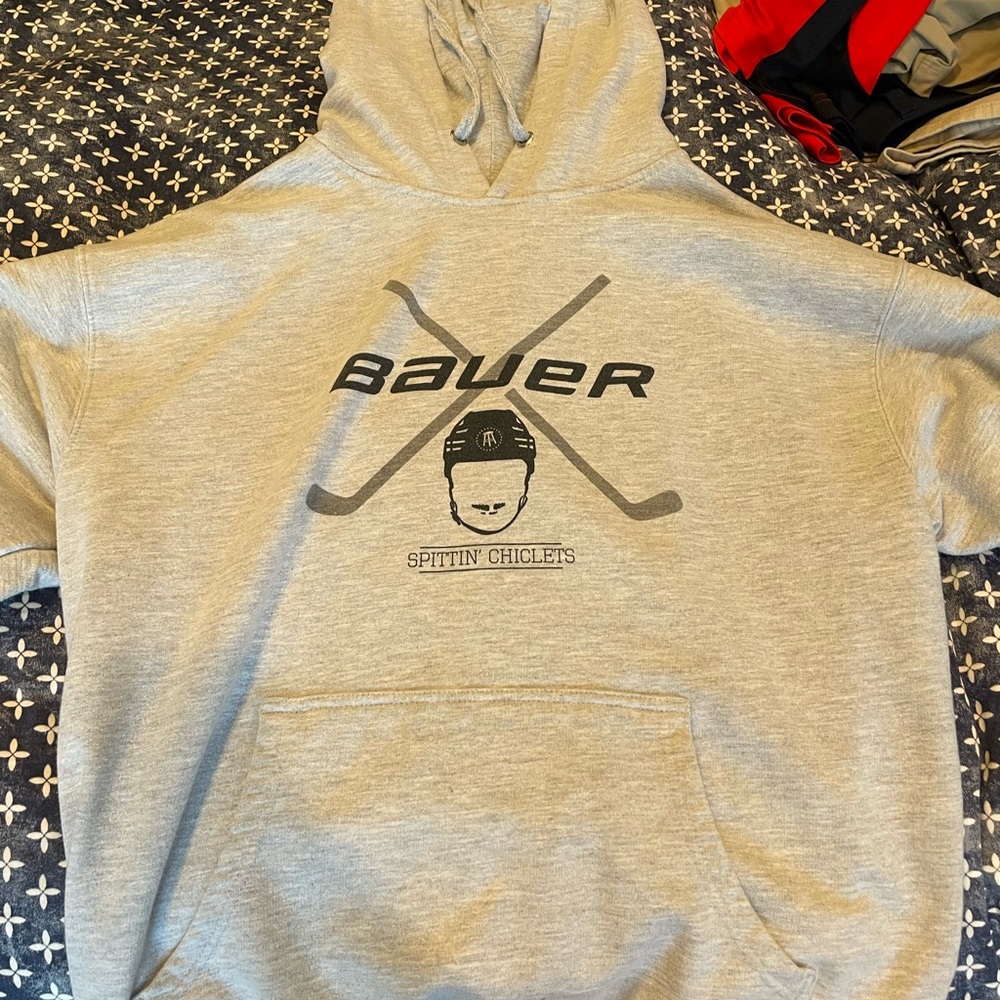 Bauer Gray Hoodie for Men